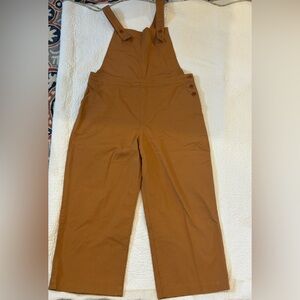 Patagonia stand up cropped overalls